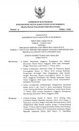 PERATURAN LURAH PATUK NOMOR 3 TAHUN 2025 TENTANG PERUBAHAN APBKAL